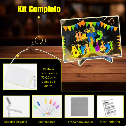 Tablero LED de dibujo