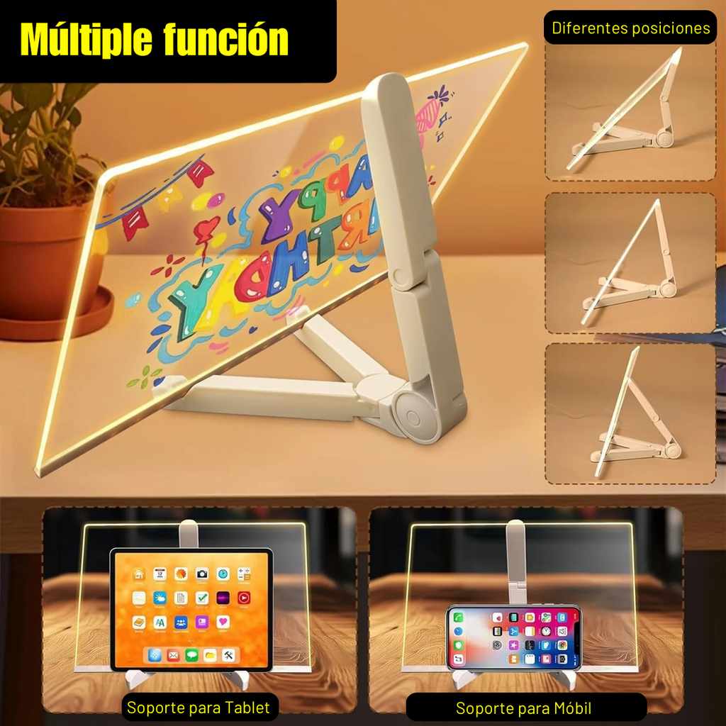 Tablero LED de dibujo